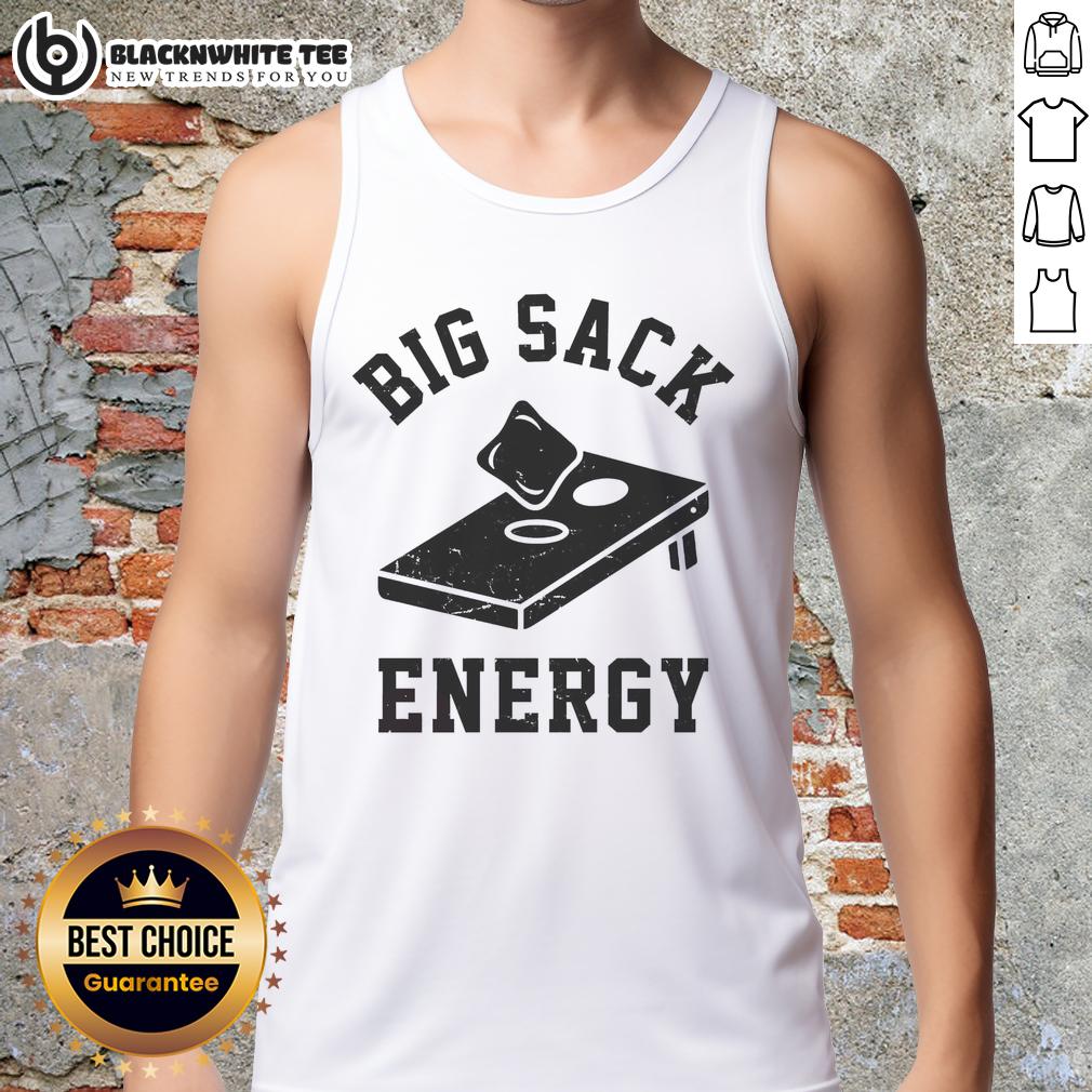 Premium Big Sack Energy Cornhole Tank Top Premium Big Sack Energy Cornhole Tank Top featuring vibrant graphics for ultimate comfort and style during outdoor games.