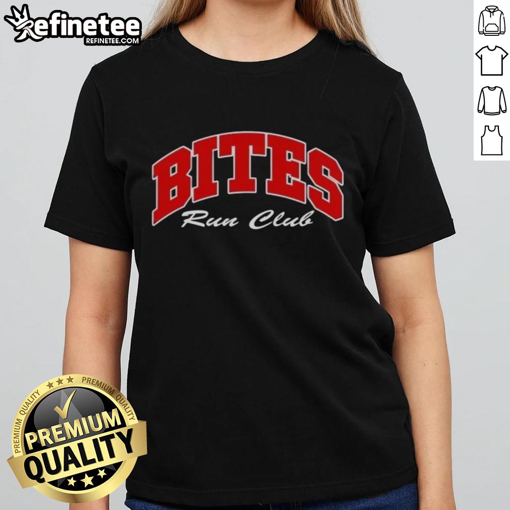 premium-bites-run-club-volume-ladies-tee Premium Bites Run Club Volume Ladies Tee in vibrant colors, perfect for running enthusiasts and stylish workouts.