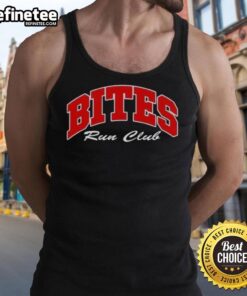 Premium Bites Run Club volume tank top in vibrant colors, perfect for fitness enthusiasts and casual wear.