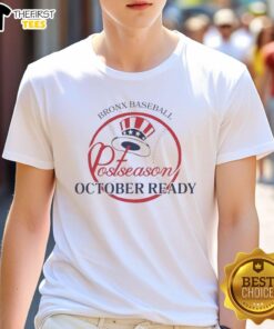 Premium Bronx Baseball New York Yankees 2025 Postseason T-Shirt, perfect for October fans supporting their team.
