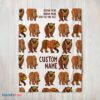 Premium Brown Bear Brown Bear Blanket Fleece Customized Blanket