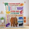 Premium Brown Bear Brown Bear What Do You See Gift Blanket Fleece Customized Blanket