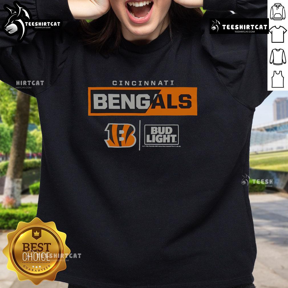 Premium Bud Light Cincinnati Bengals Team Sweatshirt