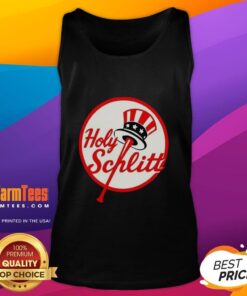 Premium Cam Schlittler Holy Schlitt New York Yankees logo parody tank top featuring a unique and stylish design.
