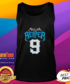 Premium Carolina Reaper 9 tank top featuring a bold design, perfect for spicy food lovers and casual wear enthusiasts.
