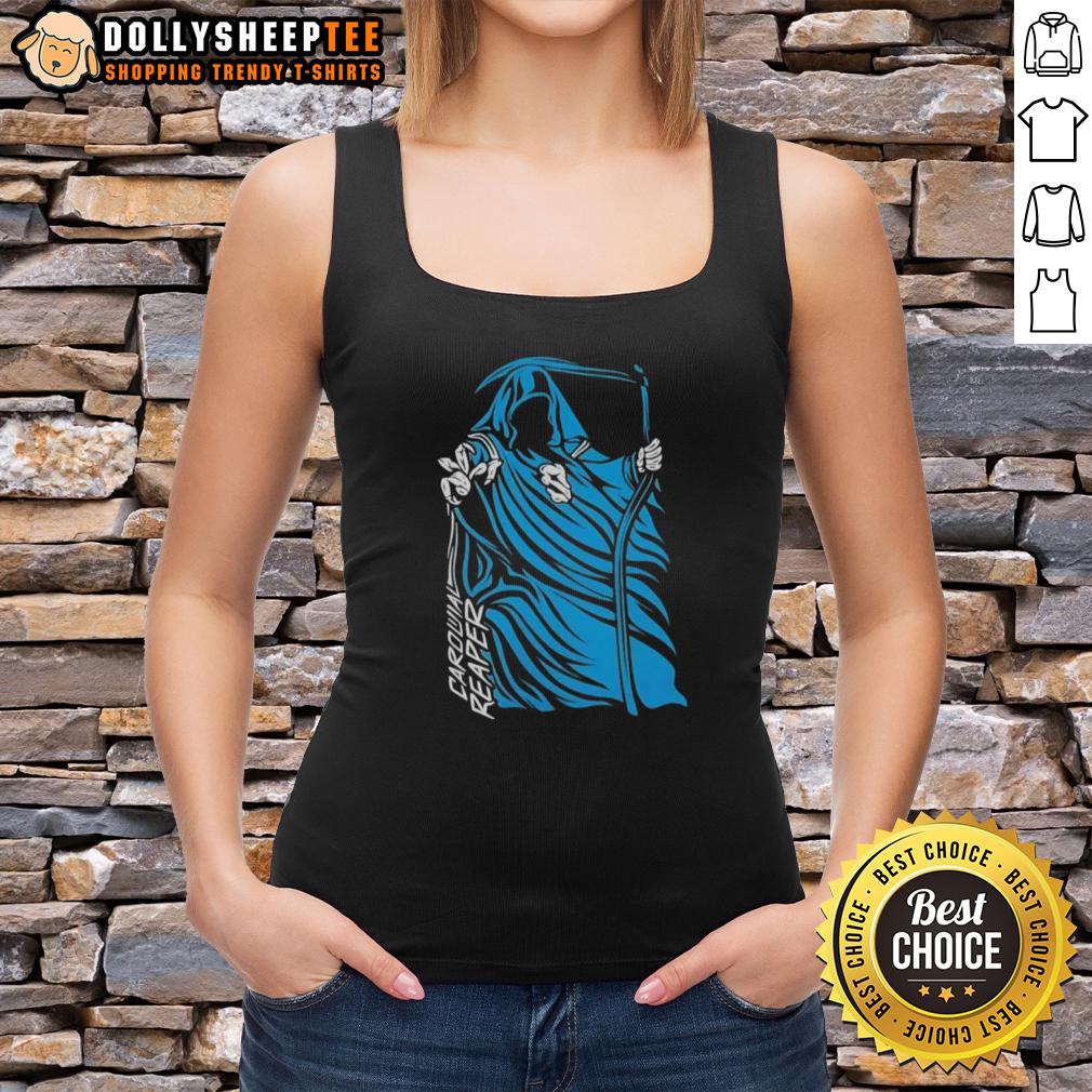 Premium Carolina Reaper Grim Reaper Carolina Panthers Tank Top Premium Carolina Reaper Grim Reaper tank top featuring Carolina Panthers design, perfect for fans and style enthusiasts.