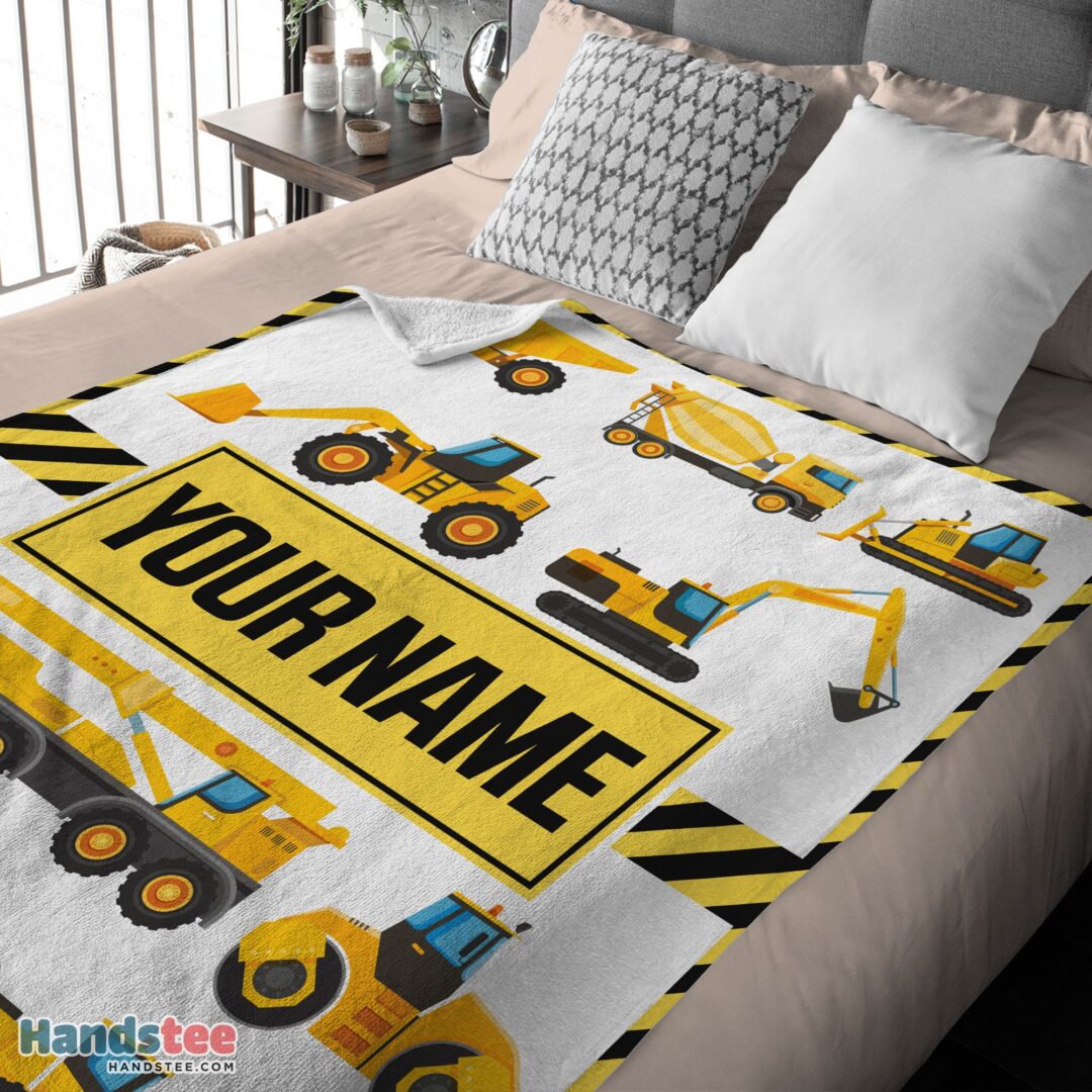 premium-cartoon-construction-trucks-with-friends-blanket-fleece-customized-blanket-mk-03 Premium Cartoon Construction Trucks With Friends Blanket Fleece Customized Blanket - Image 4