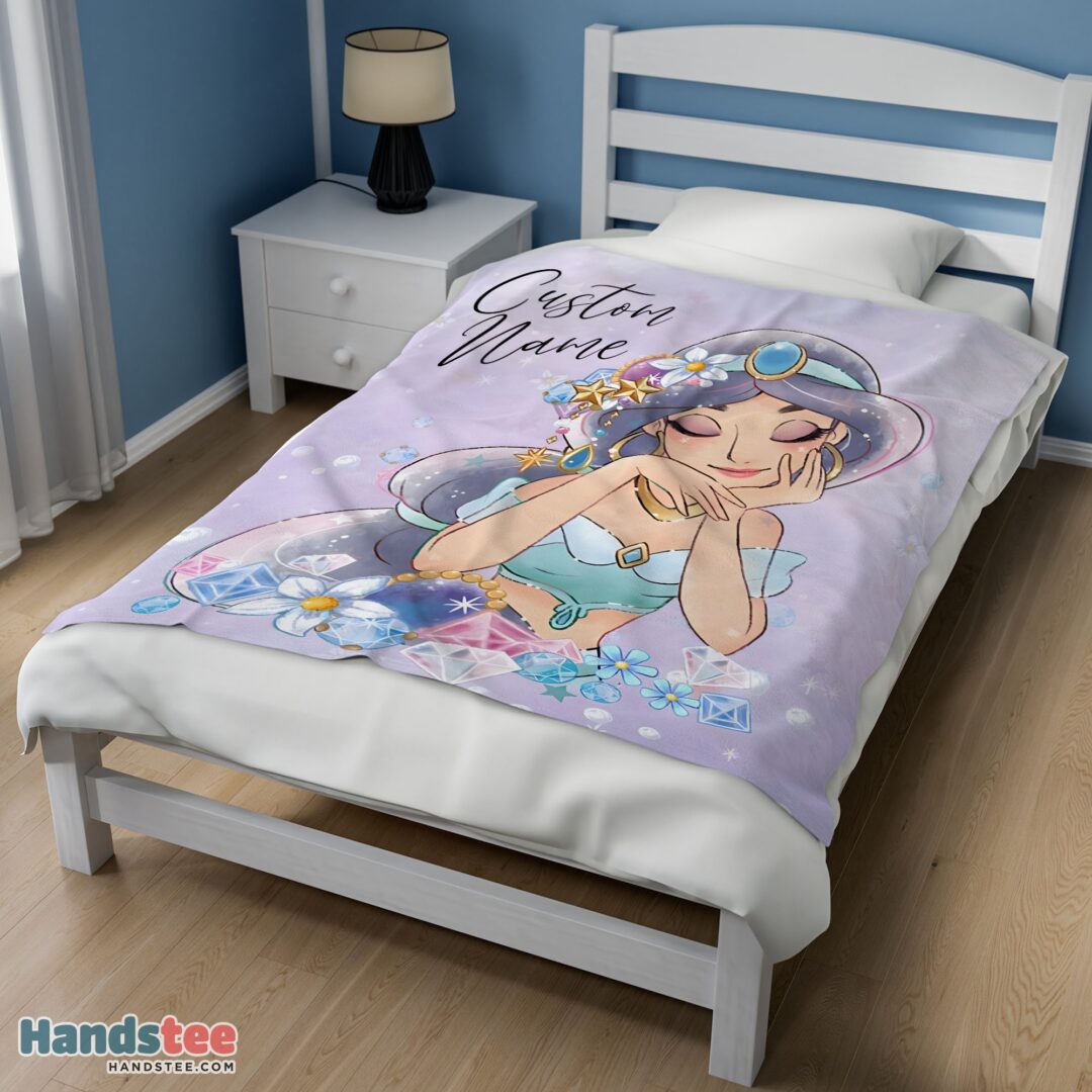 premium-cartoon-disney-aladdin-jasmine-princess-blanket-fleece-customized-blanket-mk-02 Premium Cartoon Disney Aladdin Jasmine Princess Blanket Fleece Customized Blanket - Image 3