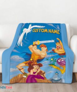 Premium Cartoon Disney Hercules With Friends Blanket Fleece Customized Blanket - Image 3