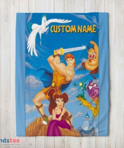 Premium Cartoon Disney Hercules With Friends Blanket Fleece Customized Blanket