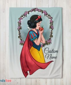 Premium Cartoon Disney Snow White Princess Blanket Fleece Customized Blanket