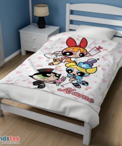 Premium Cartoon Network The Powerpuff Girls Nurse Blanket Fleece Customized Blanket - Image 3