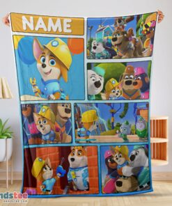 Premium Cartoon PAW Patrol Baby Animals Blanket Fleece Customized Blanket