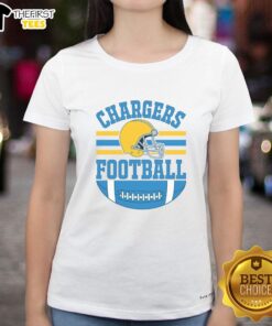 Premium Chargers football fan gear ladies tee featuring vibrant team colors and stylish design for female supporters.