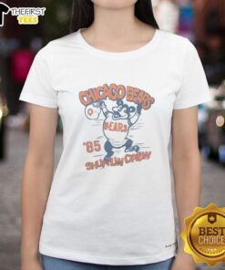 Premium Chicago Bears Shufflin Crew Ladies Tee in vibrant colors, perfect for fans showcasing their team spirit.