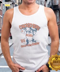 Premium Chicago Bears Shufflin Crew Tank Top featuring vibrant team colors and design, perfect for fans and summer wear.