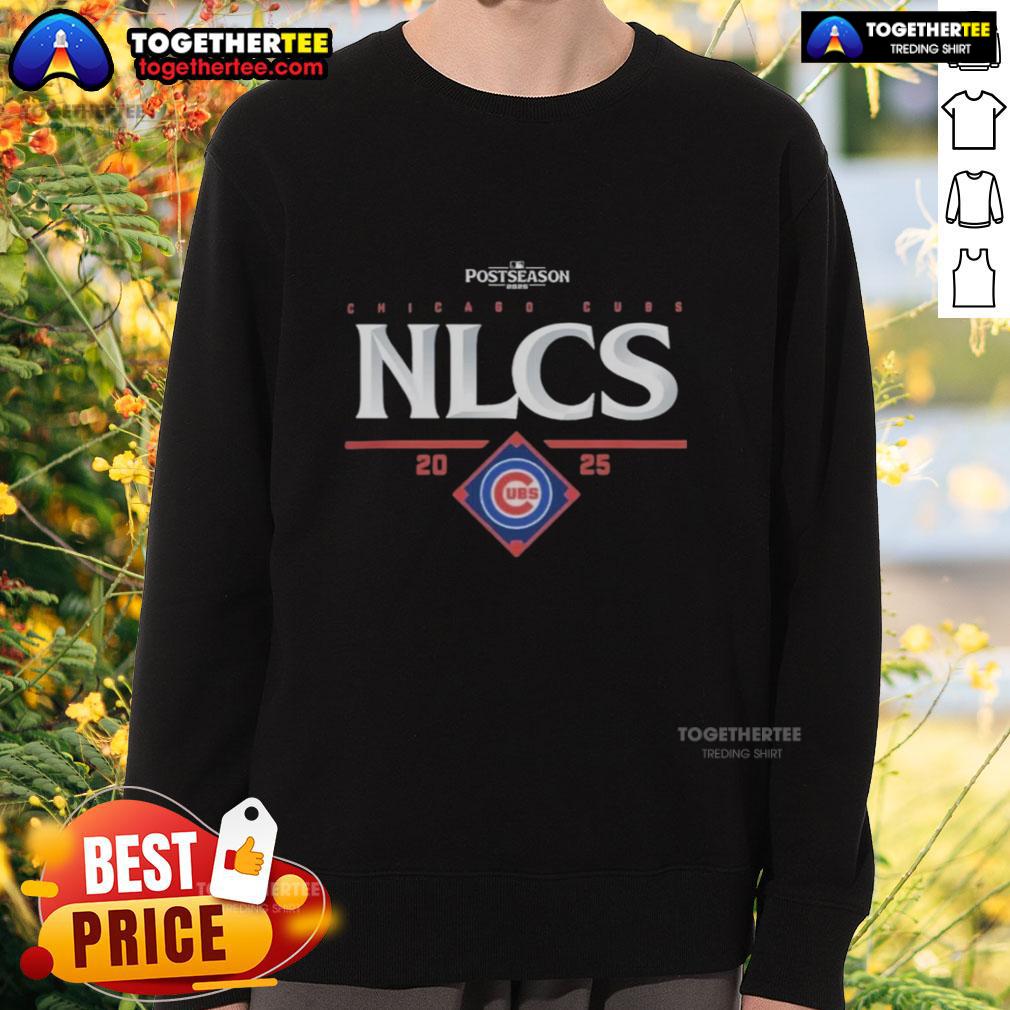 Premium Chicago Cubs Nlcs 2025 National League Championship Series Sweatshirt Alt Text: Premium Chicago Cubs NLCS 2025 sweatshirt featuring team colors and logo, perfect for fans celebrating the championship.