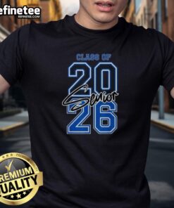 Premium Class of 2026 Senior Graduation T-Shirt featuring bold design for proud graduates celebrating their achievement.