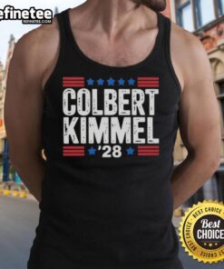 Premium Colbert Kimmel 28 Stars Tank Top featuring a stylish design perfect for casual summer wear.