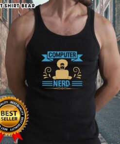 Premium Computer Nerd Tank Top featuring a stylish graphic design perfect for tech enthusiasts and casual wear.