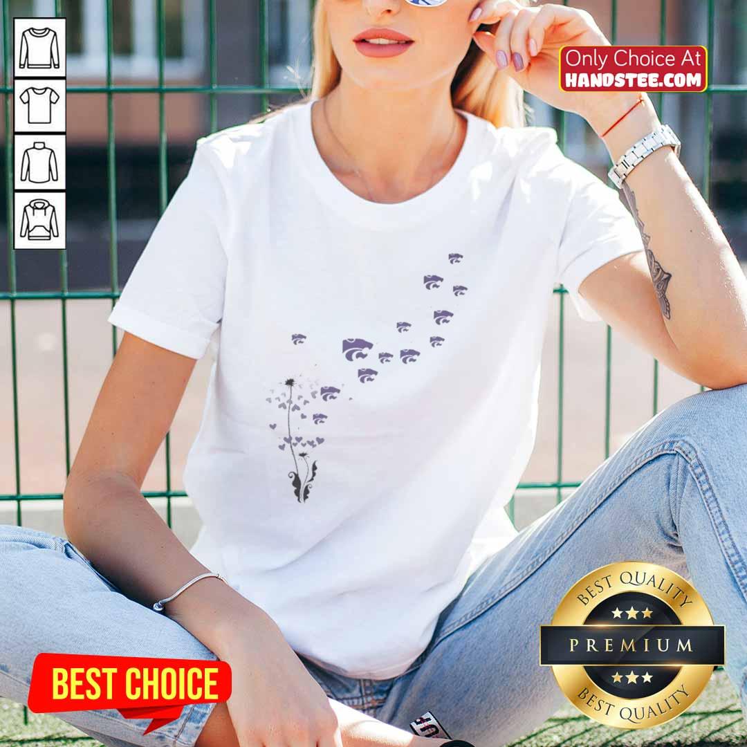 premium-dandelion-flower-kansas-state-wildcats-football-logo-ladies-tee Premium Dandelion Flower Kansas State Wildcats Football Logo Ladies Tee - stylish women's shirt for KSU fans.
