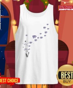 Premium Dandelion Flower Kansas State Wildcats football logo tank top featuring a vibrant design perfect for fans.