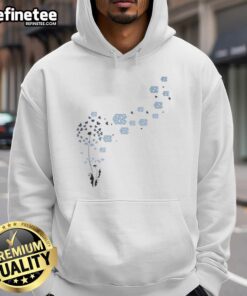 Premium Dandelion Flower UNC Tar Heels football logo hoodie featuring a vibrant design for fans and stylish wear.