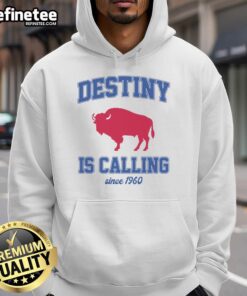 Premium Destiny Is Calling Since 1960 Buffalo Mafia Football Hoodie with bold graphic design and cozy fabric.
