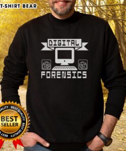 Premium Digital Forensic Sweatshirt featuring a stylish design, perfect for tech enthusiasts and forensic professionals.
