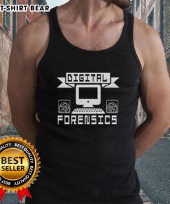 Stylish Premium Digital Forensic Tank Top featuring a modern design, perfect for tech enthusiasts and casual wear.
