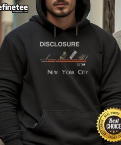 Premium Disclosure New York City hoodie in stylish design, perfect for urban fashion enthusiasts and NYC lovers.