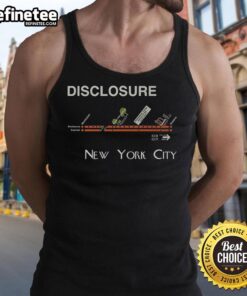 Premium Disclosure New York City tank top featuring stylish graphics and vibrant colors, perfect for casual wear.