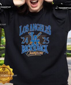 Premium Dodgers 2025 National League Champions celebration baseball sweatshirt in blue, showcasing team pride and style.