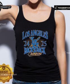 Premium Dodgers 2025 National League Champions celebration baseball tank top featuring team logo and festive design.