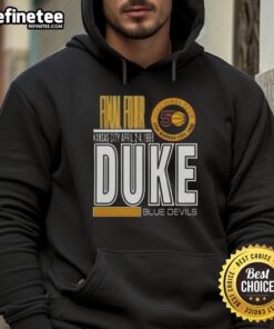 Alt Text: Premium Duke University Blue Devils 1988 Kansas City hoodie featuring classic design and vibrant team colors.