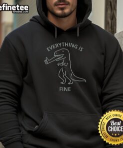 Premium Everything Is Fine Hoodie in soft fabric, featuring a relaxed fit and stylish design for casual wear.