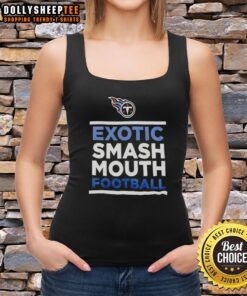 Premium Exotic Smash Mouth Football Tennessee Titans tank top featuring vibrant team colors and stylish design.