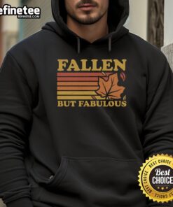 Premium Fallen Autumn Leaves Hoodie featuring vibrant fall colors and a cozy design for seasonal style.