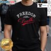 Premium Freedom Or Death Text Design T-Shirt featuring bold typography on a stylish, comfortable fabric.