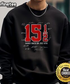 Premium Games July 8th Cleveland Baseball Signature Sweatshirt featuring team logo and stylish design.