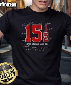 Premium Cleveland Baseball Signature T-Shirt for July 8th games, showcasing team pride and stylish design.