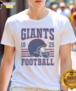 Premium Giants Football Fan 1925 T-Shirt featuring a classic design for dedicated New York Giants supporters.
