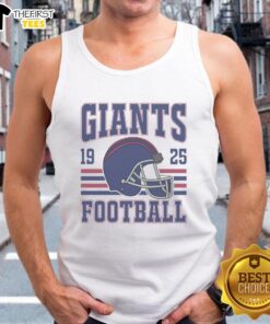 Premium Giants Football Fan 1925 Tank Top featuring vintage design, perfect for game day and showing team spirit.