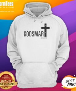 Premium Godsmart James 1-5 Cross Hoodie in black, featuring a stylish cross design and comfortable fit.