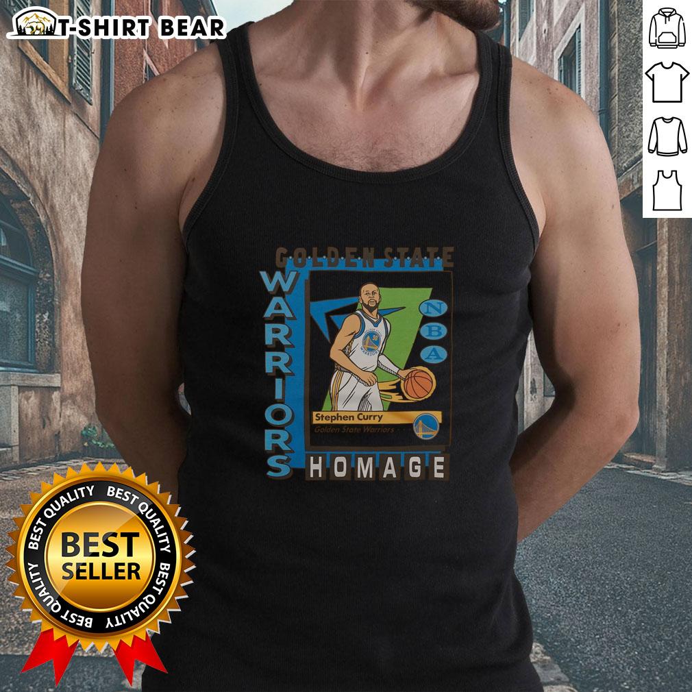 Premium Golden State Warriors Trading Card Stephen Curry Tank Top Premium Golden State Warriors trading card featuring Stephen Curry on a stylish tank top for basketball fans.