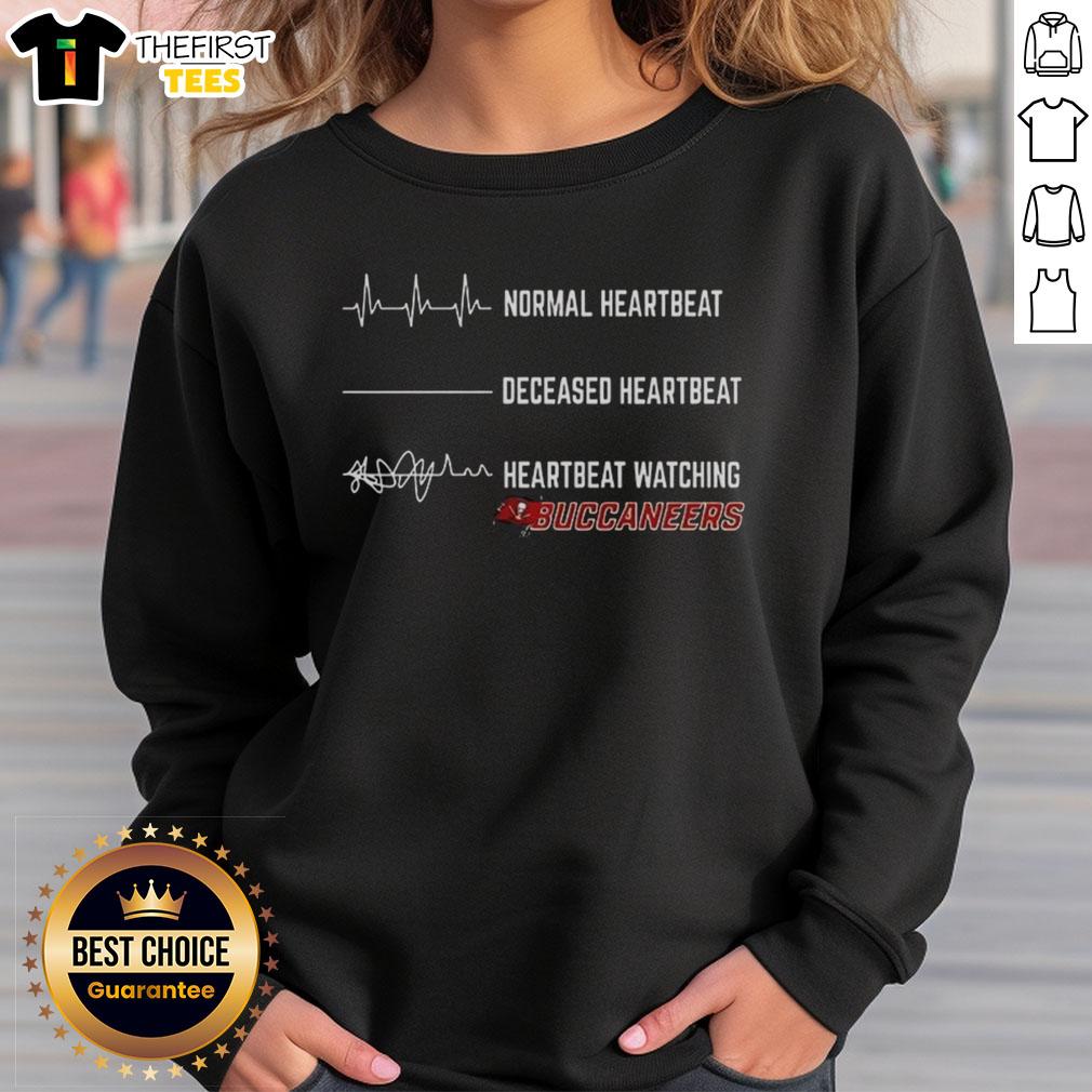 premium-heartbeat-watching-tampa-bay-buccaneers-sweatshirt Premium Heartbeat Watching Tampa Bay Buccaneers Sweatshirt in red, perfect for fans showcasing team spirit.