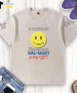 Premium 'Hello, I Am Fleeing The American Century Of Humiliation' washed t-shirt featuring a bold statement design.