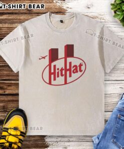 Premium Hithat 911 logo washed t-shirt featuring a stylish design and comfortable fit for casual wear.