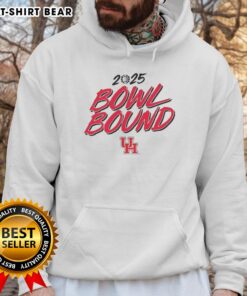 Premium Houston Cougars Willie Fritz Bowl Bound 2025 Hoodie showcasing team colors and logo for ultimate fan style.