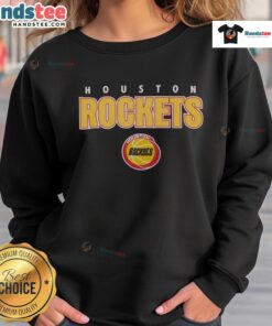 Premium Houston Rockets throwback sweatshirt featuring vintage logo and classic design for stylish fan apparel.
